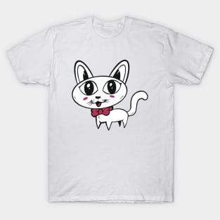 cute white cat T-Shirt